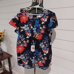 Girls Sz. 12, ruffle sleeve top.